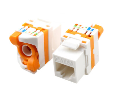 Noyau UTP cat.6 /6A sans outil 180 °