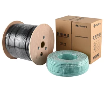 Câble FTP cat.6 indoor Blanc / orange